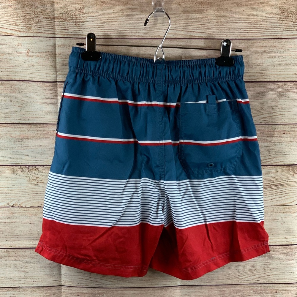 George Swim Trunks Set of 2 Red/White/Blue - Picture 3 of 11